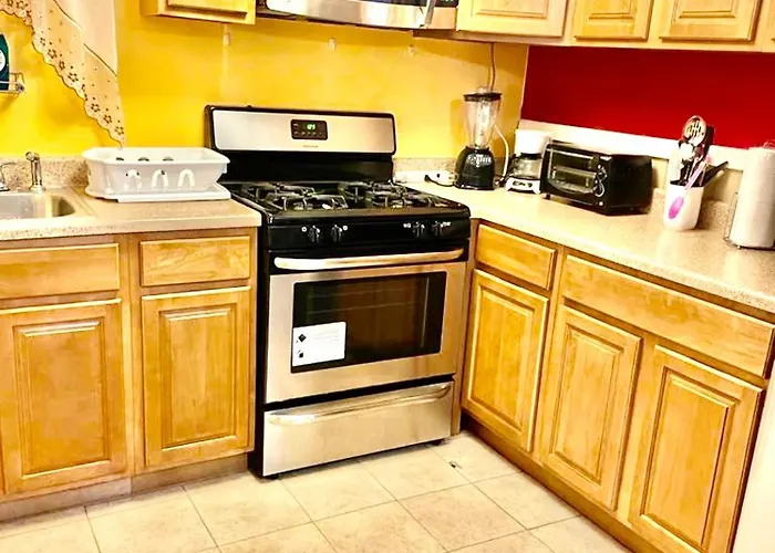 Large 3-Bedrooms/2-Bath Apt, One Block To Train